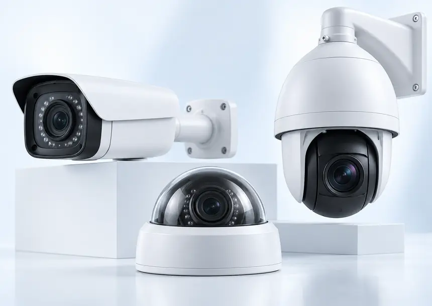 Линейка IP-камер: купольные, цилиндрические, поворотные